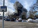 Großbrand in Nordhausen (Foto: V.Krieger)