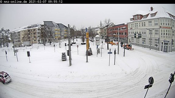 Nordhausen am Vormittag, kur vor 10 Uhr (Foto: nnz) Nordhausen am Vormittag, kur vor 10 Uhr (Foto: nnz)